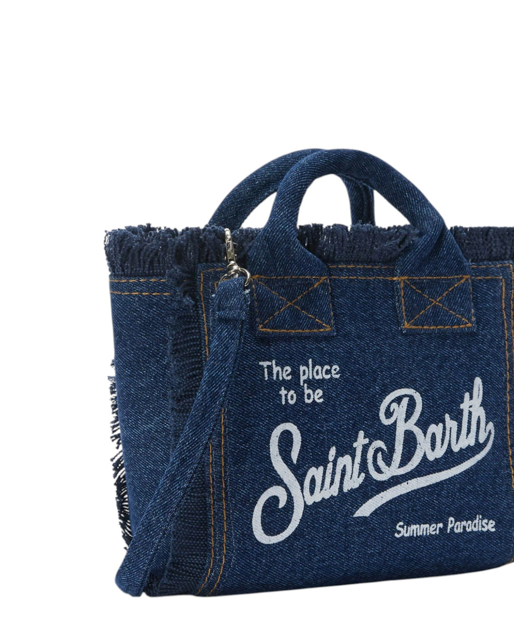 Vanity Mini MC2 Saint Barth en Denim 100% Algodón
