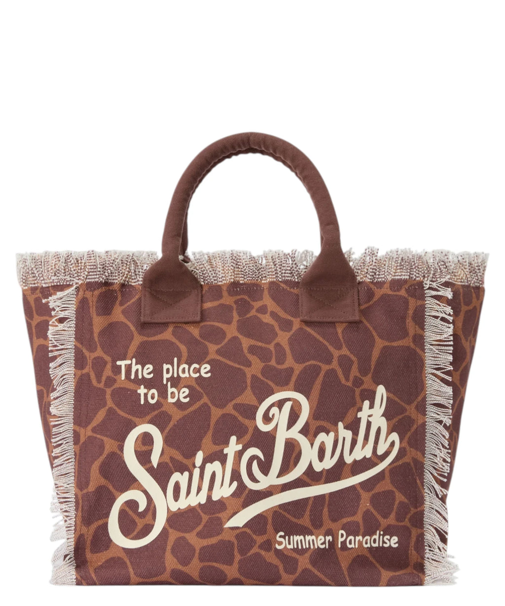 Bolso Vanity MC2 Saint Barth en Lona Animalier