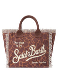 Borsa Vanity MC2 Saint Barth in Canvas Animalier