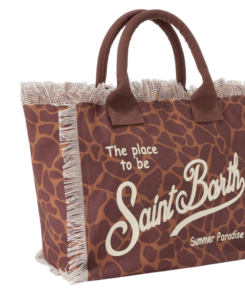 Bolso Vanity MC2 Saint Barth en Lona Animalier