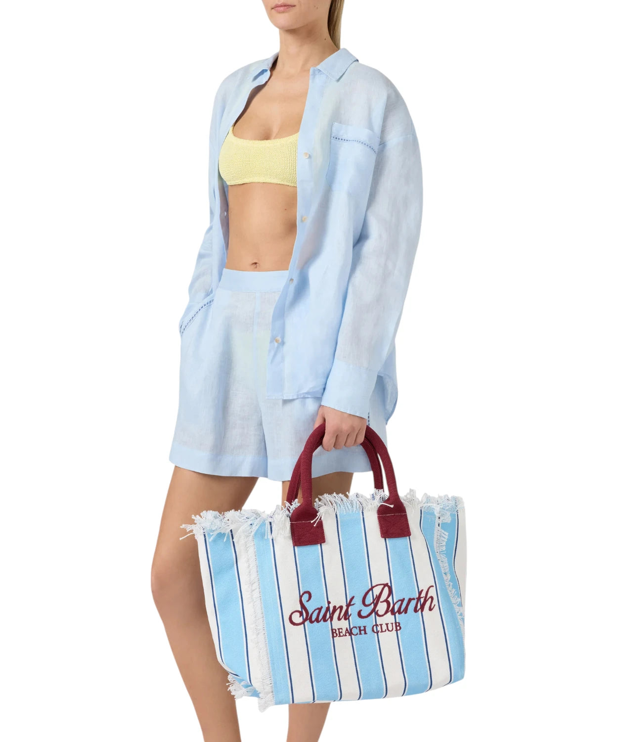 MC2 Saint Barth Vanity Bag Stripes in Canvas
