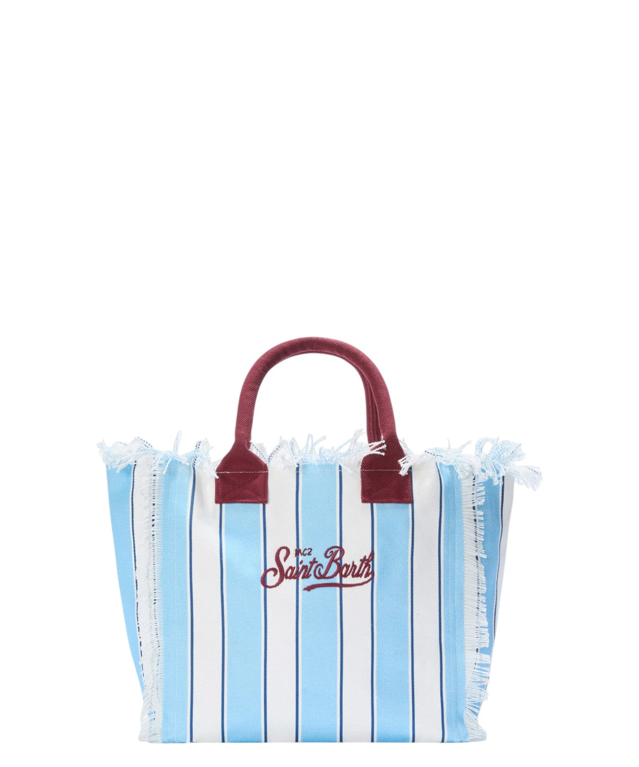 Torebka Colette Stripes MC2 Saint Barth z płótna