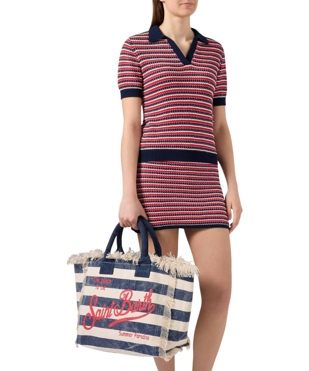 Bolso MC2 Saint Barth Vanity Stripes
