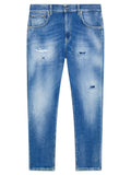 Jeans Alex super skinny con rotture-Dondup-Jeans-Vittorio Citro Boutique