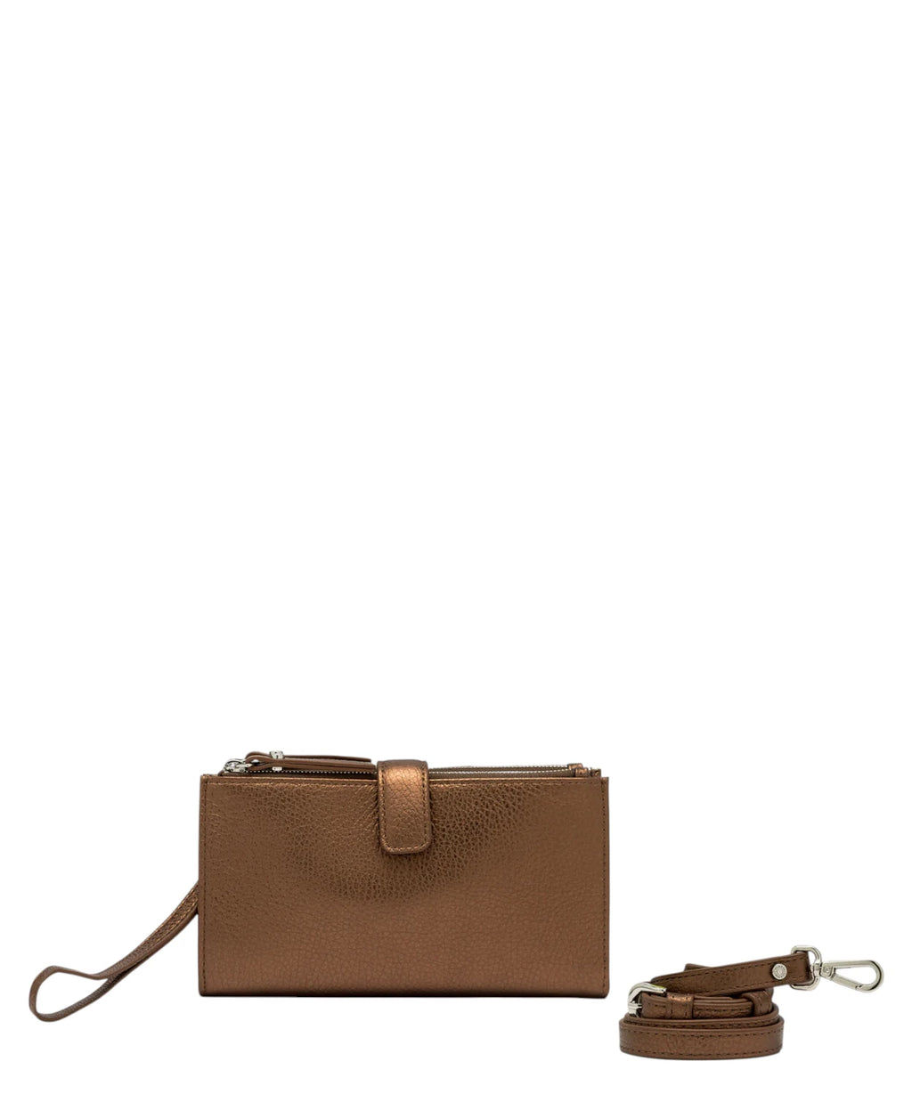 Gianni Chiarini Hammered Leather Wallet