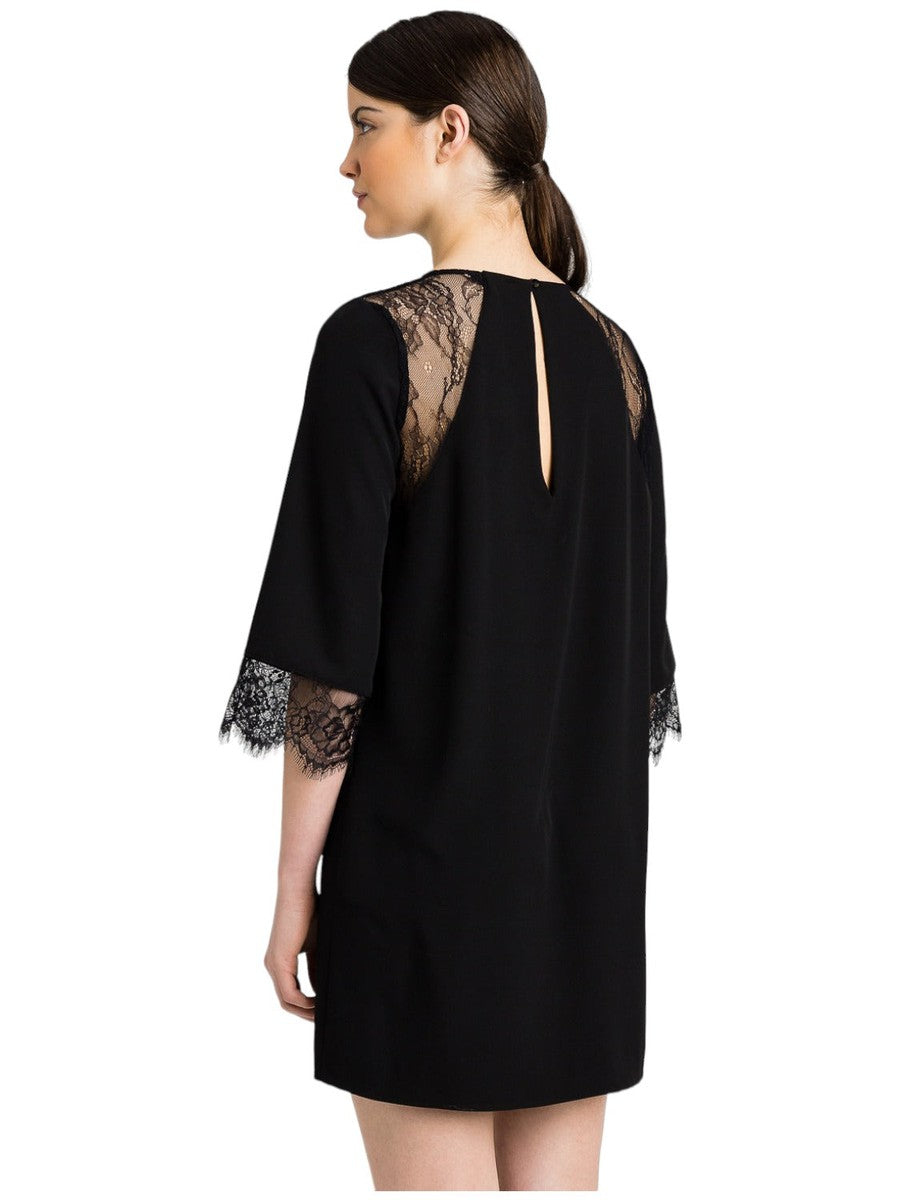 Mini abito con pizzo intarsiato-Twinset-Abiti-Vittorio Citro Boutique