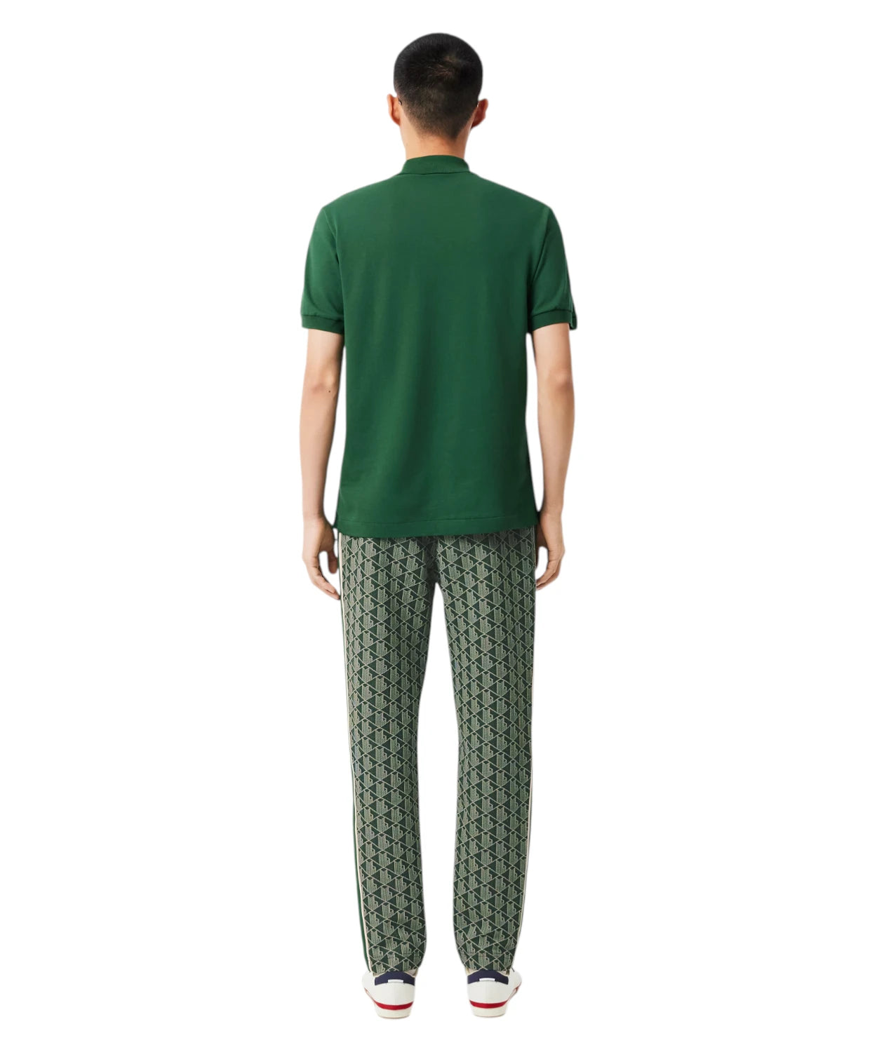 Pantaloni Tuta Uomo Lacoste con Monogramma Jacquard Regular Fit