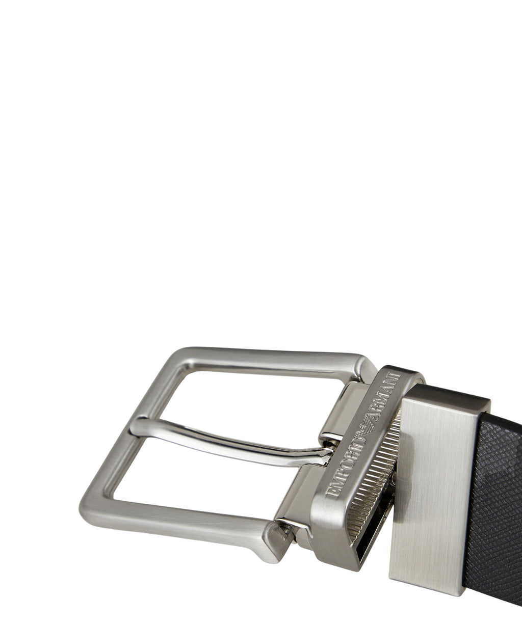 Saffiano Leather Reversible Belt Gift Box
