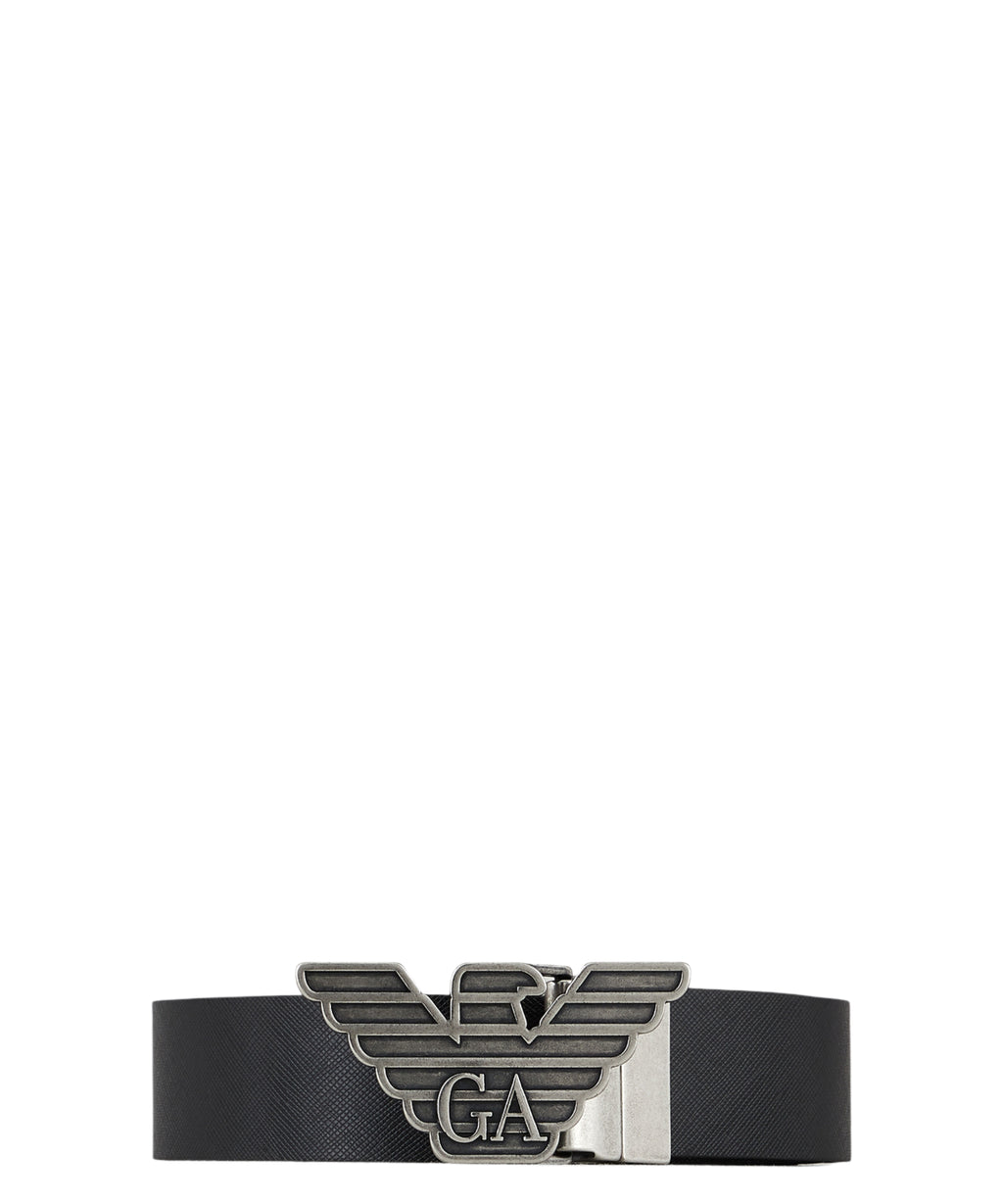 Saffiano Leather Reversible Belt Gift Box