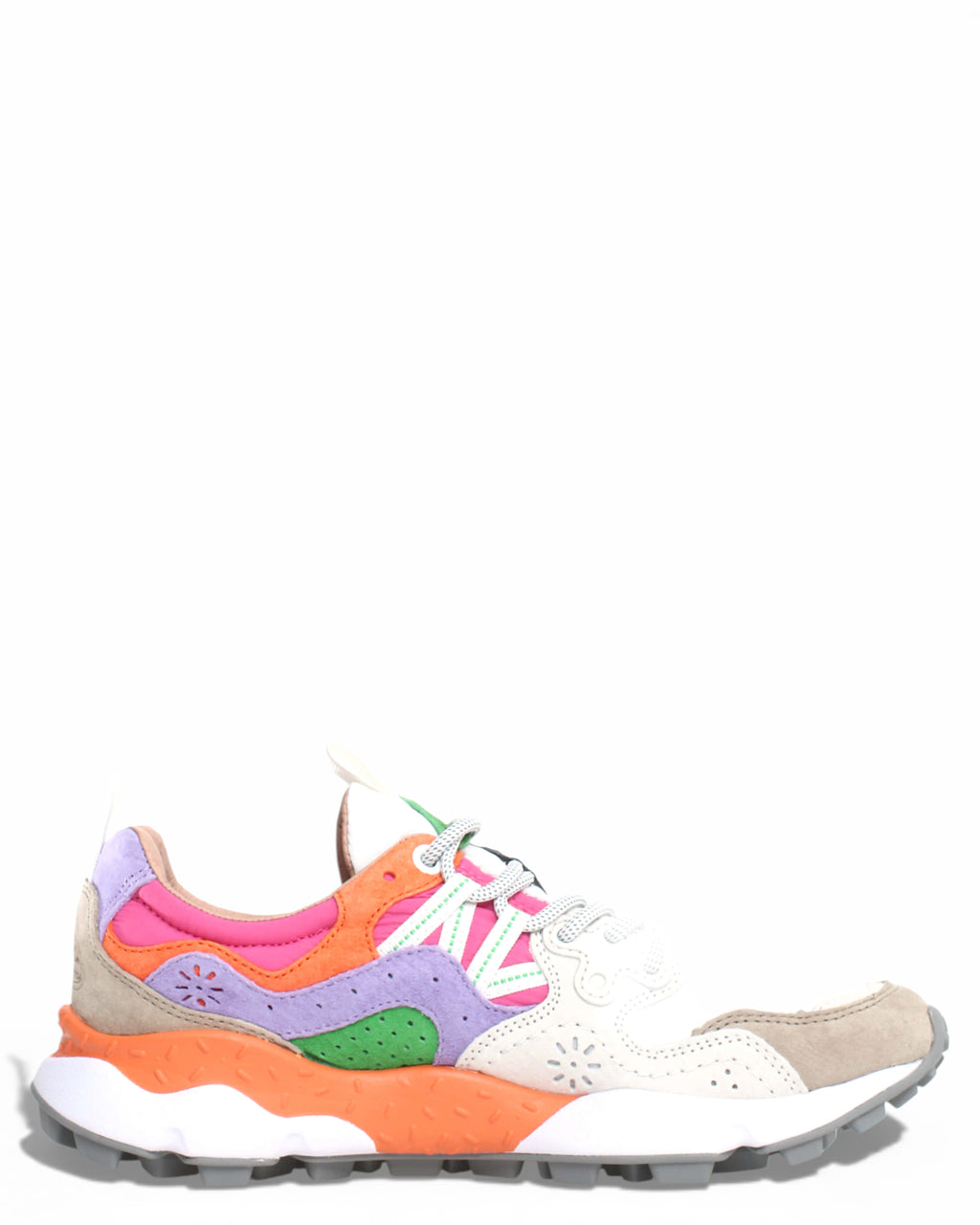 Flower Mountain Yamano 3 Sneakers in Suede and Fabric