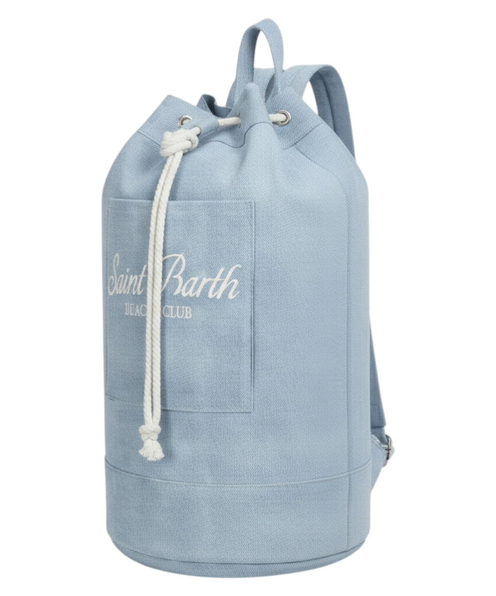 Batoh Mare MC2 Saint Barth z denimu s šňůrkou
