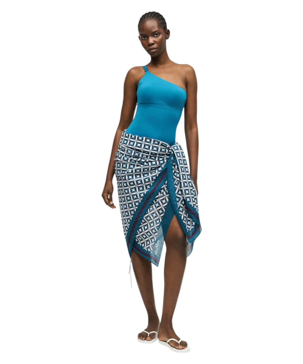 MAX MARA Cotton Summer Pareo Scarf