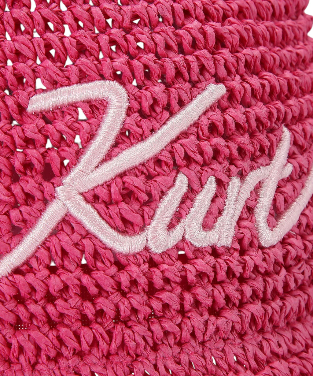 Sombrero de rafia Kurt Geiger London para mujer con cristales