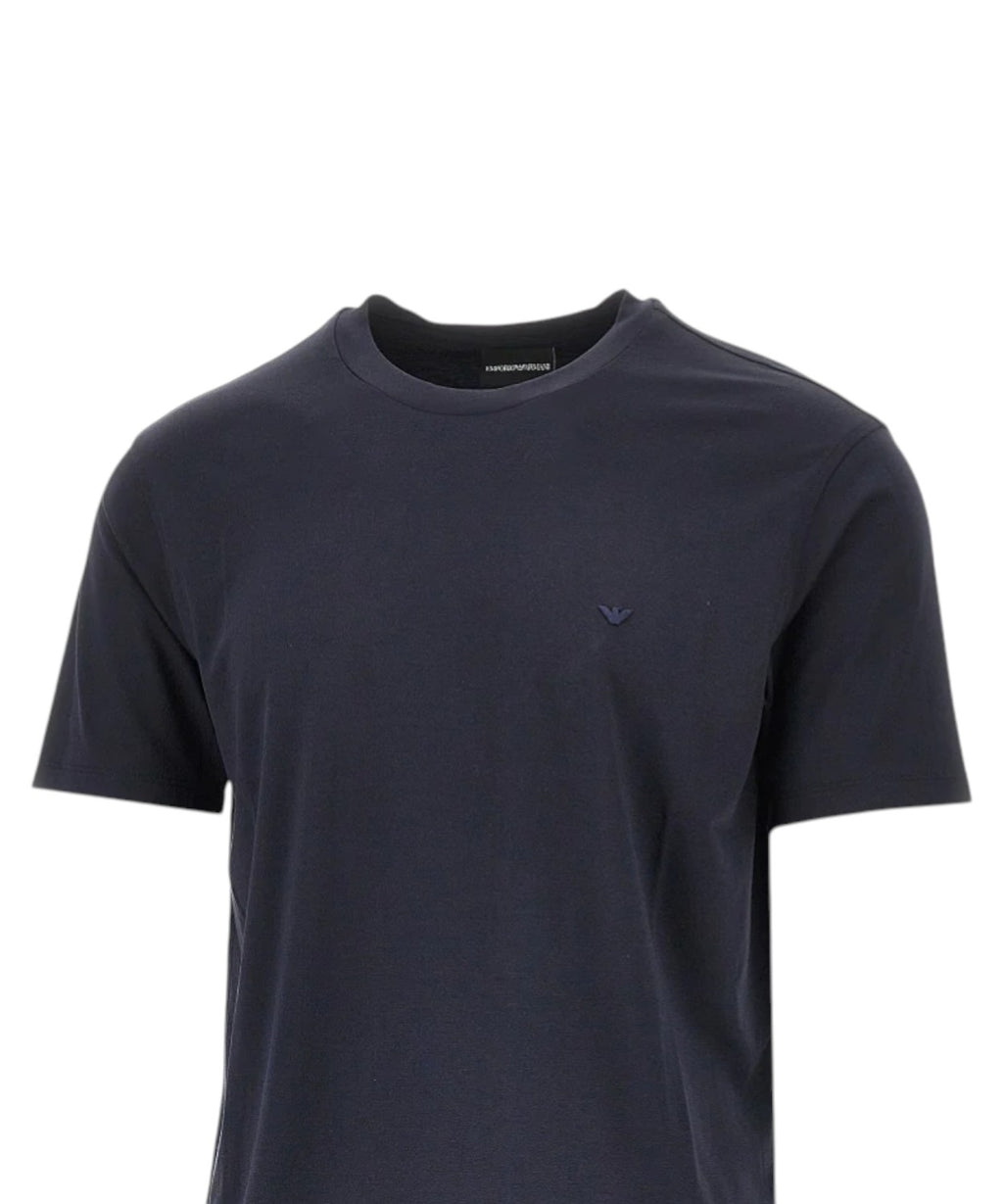 Men's Emporio Armani T-shirt in Modal Blend with Eagle