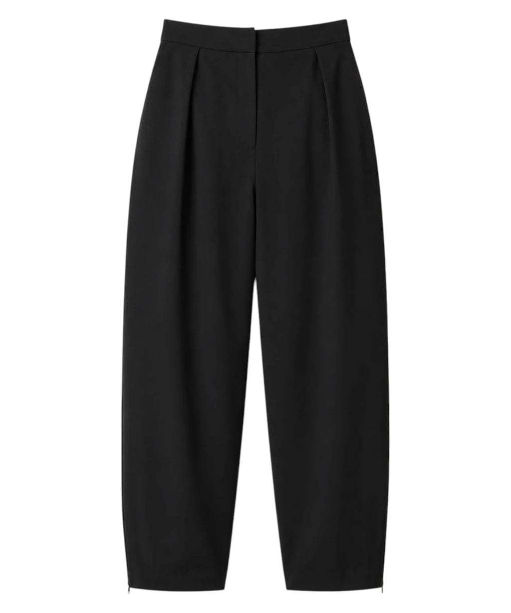 Wijde broek met plooien Emporio Armani