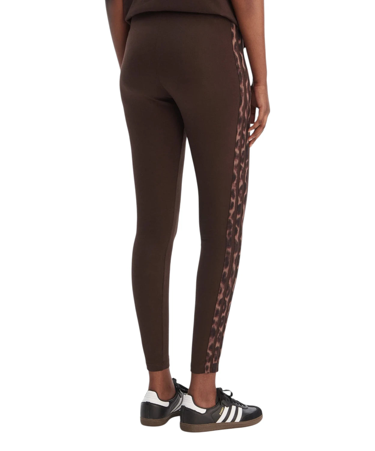 Adidas Leggings Leopard Print Alta Vita Slim Fit