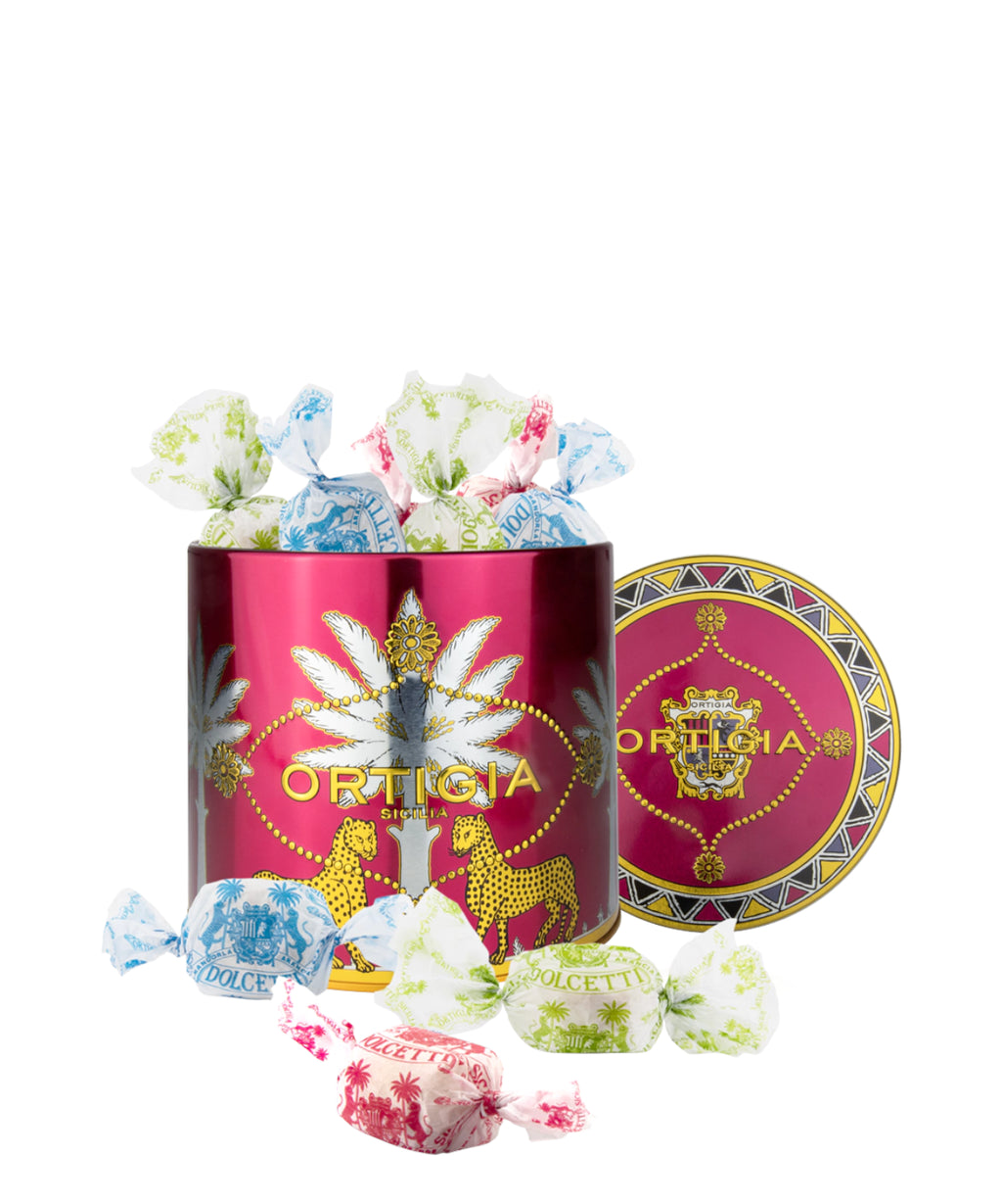 Orange Amaretti in Pink Tin 15 Gluten-Free Biscuits 20g