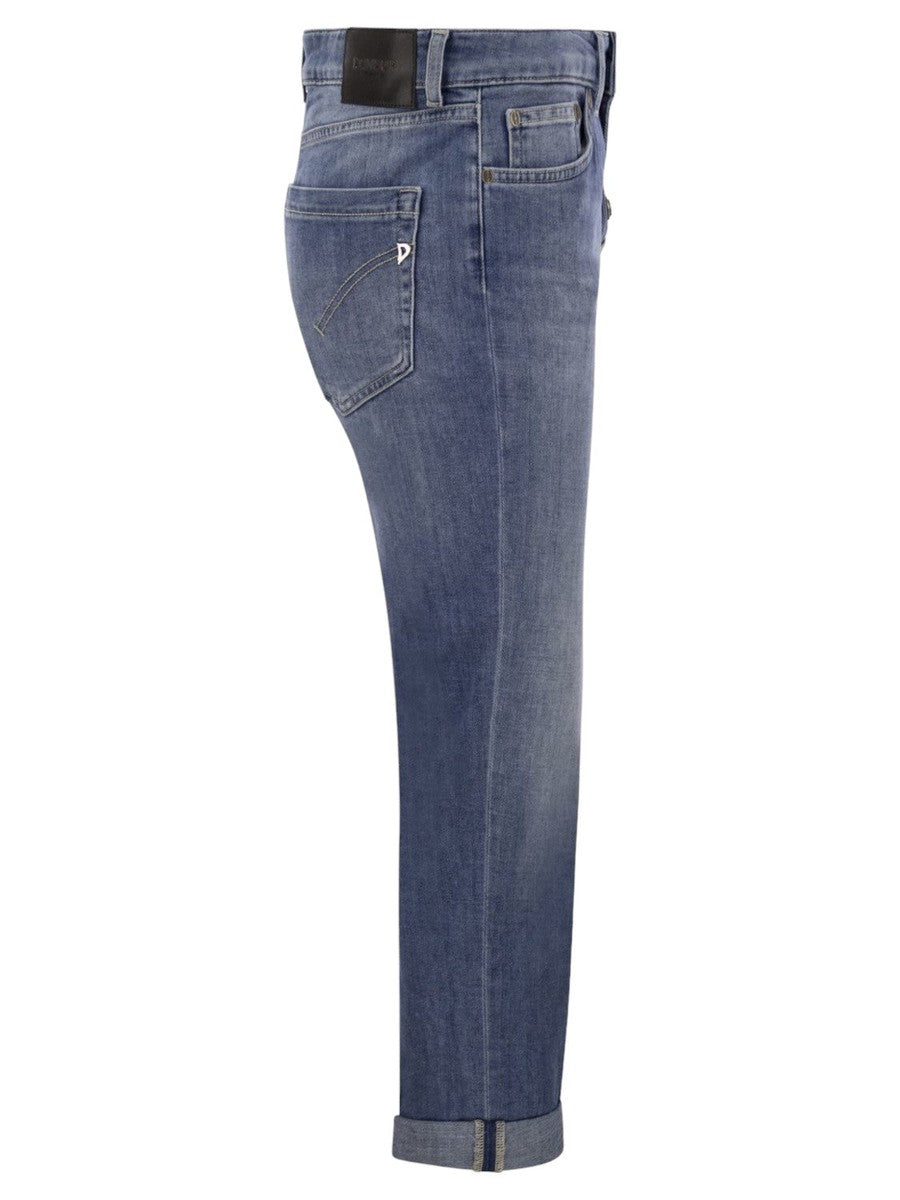 Jeans Koons Ampia Vestibilità con Bottoni Gioiello-Dondup-Jeans-Vittorio Citro Boutique
