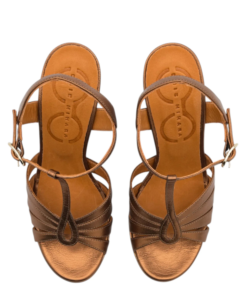 Chie Mihara CAFRA Sandals with Block Heel and Platform