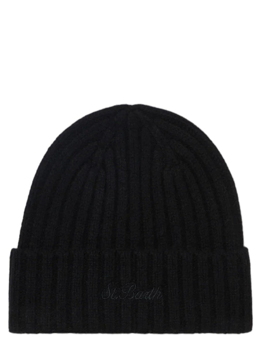 Berretto in lana stretch con ricamo St. Barth-Mc2 Saint Barth-Cappelli-Vittorio Citro Boutique