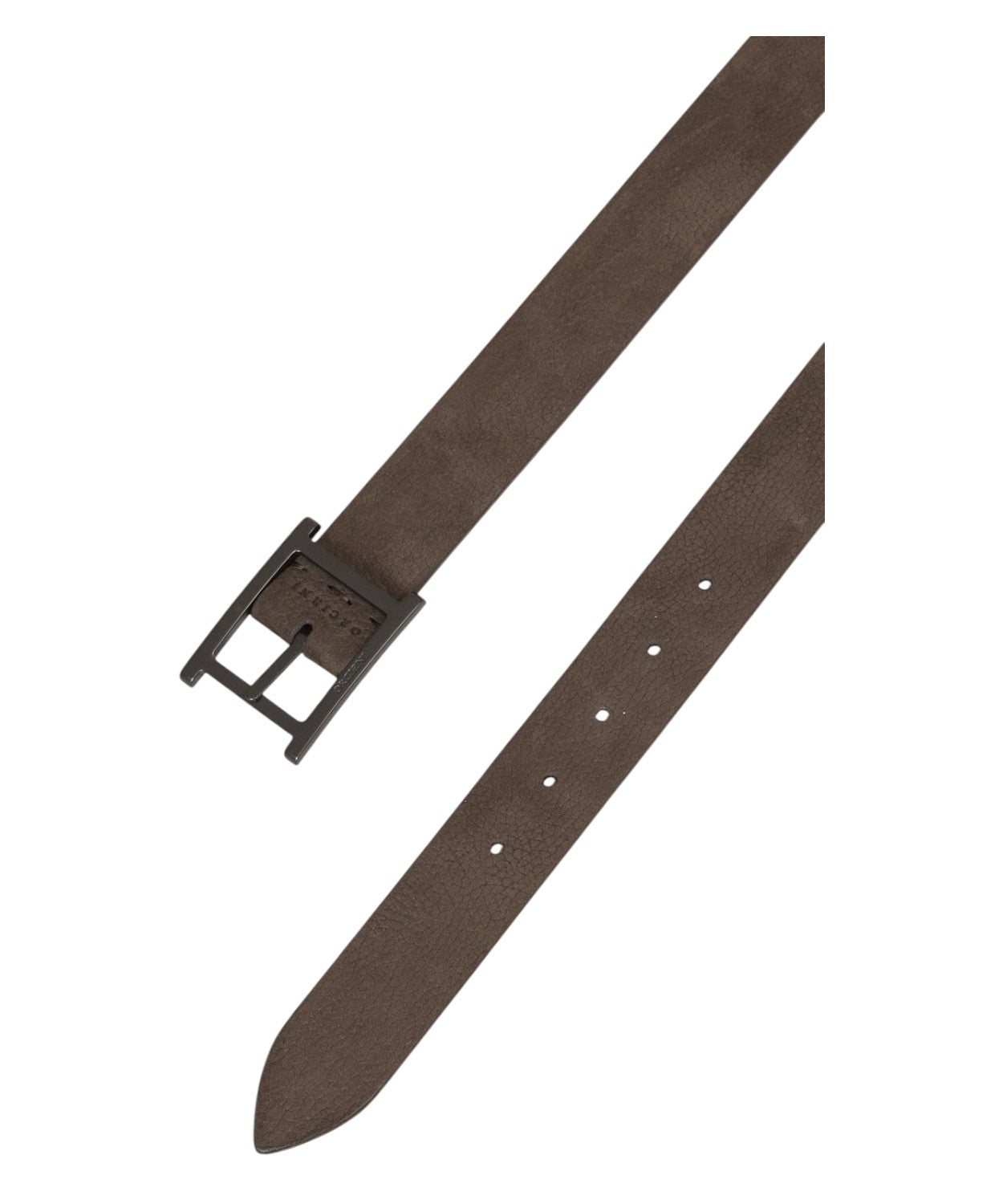 Cintura Reversibile Orciani in Pelle Testa di Moro/Nero