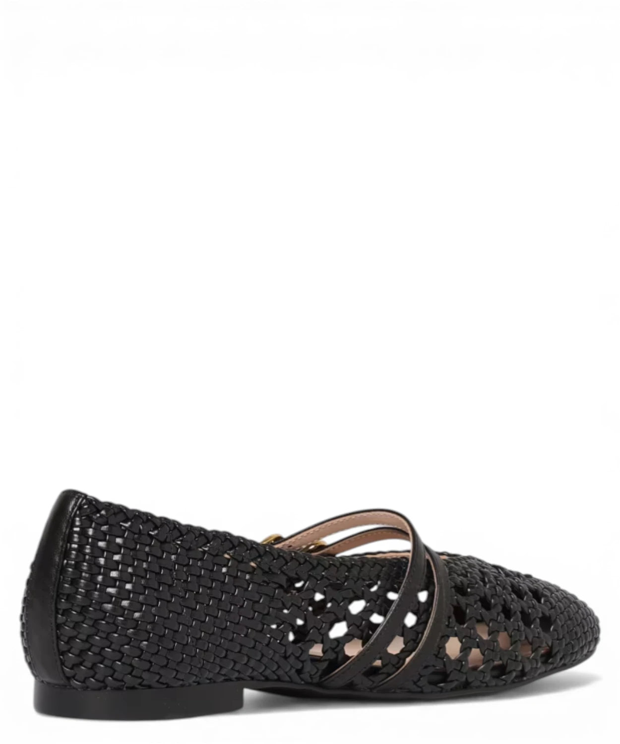 Ballerine Coccinelle Risako in pelle intrecciata e traforata