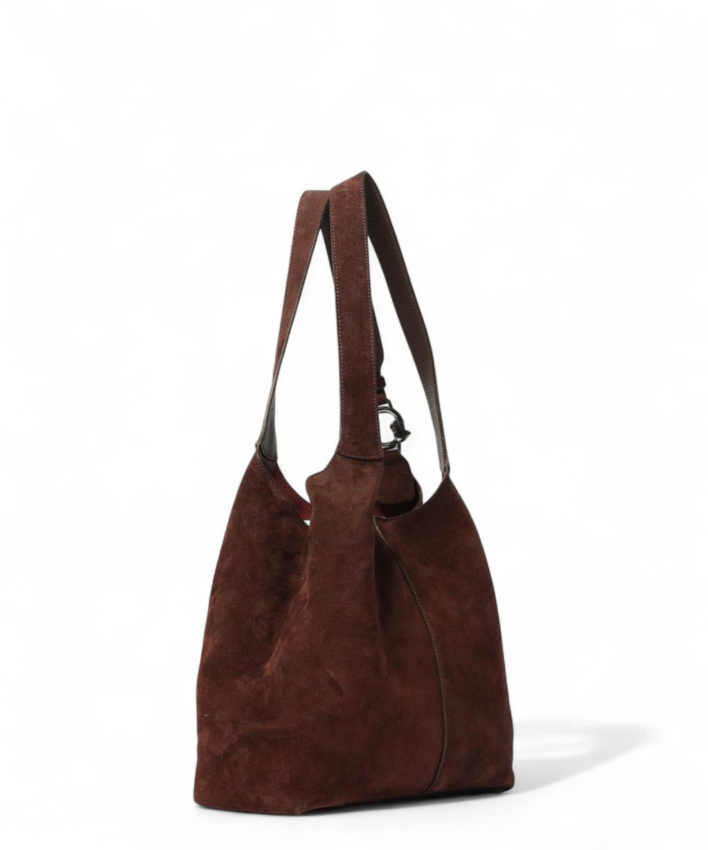 Coccinelle C-Easy Small Borsa a Spalla in Suede