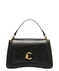 Coccinelle C-Me Medium Smooth Leather Bag with Shoulder Strap
