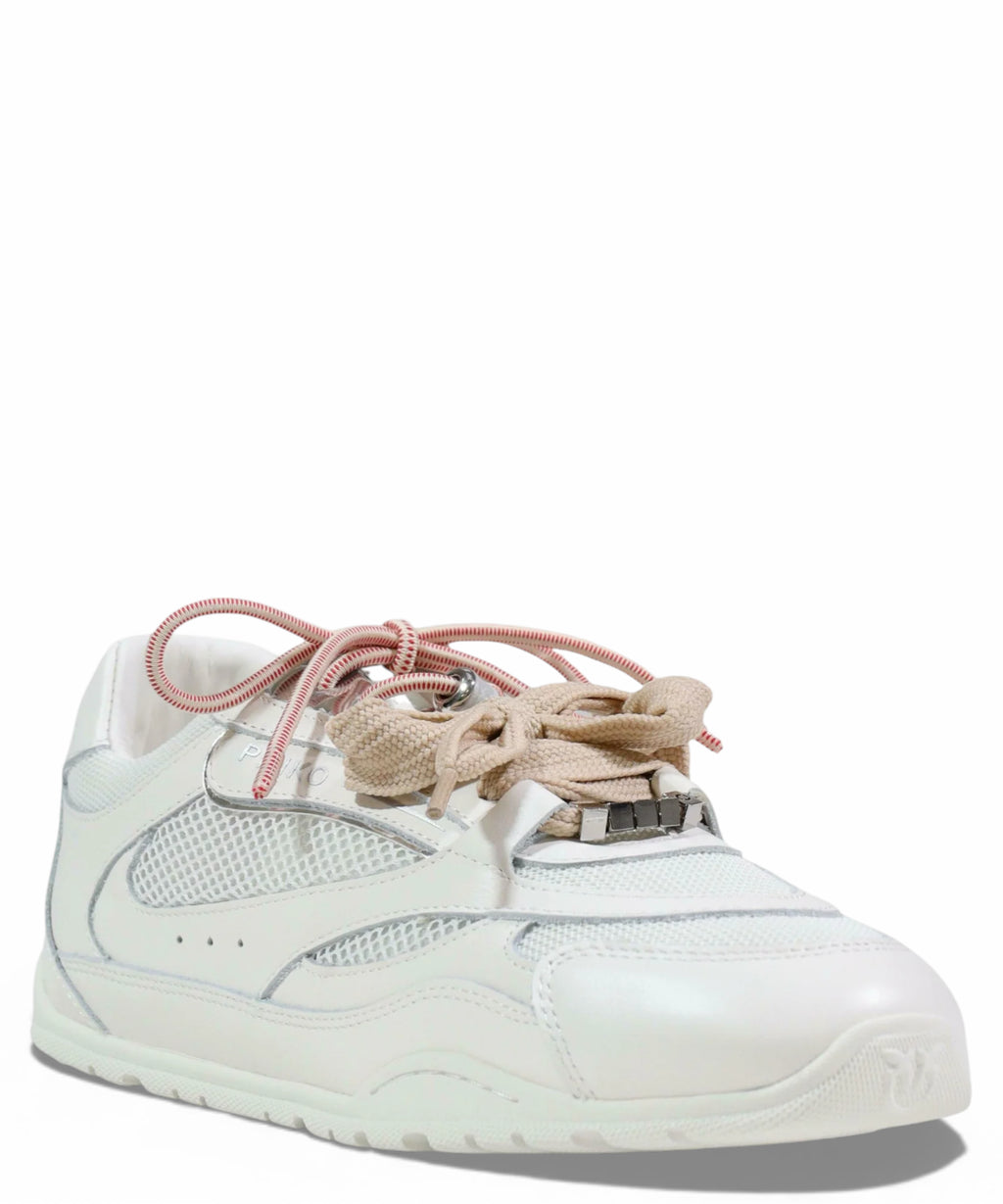Pinko YULIA 01 sneakers with double laces and appliqués