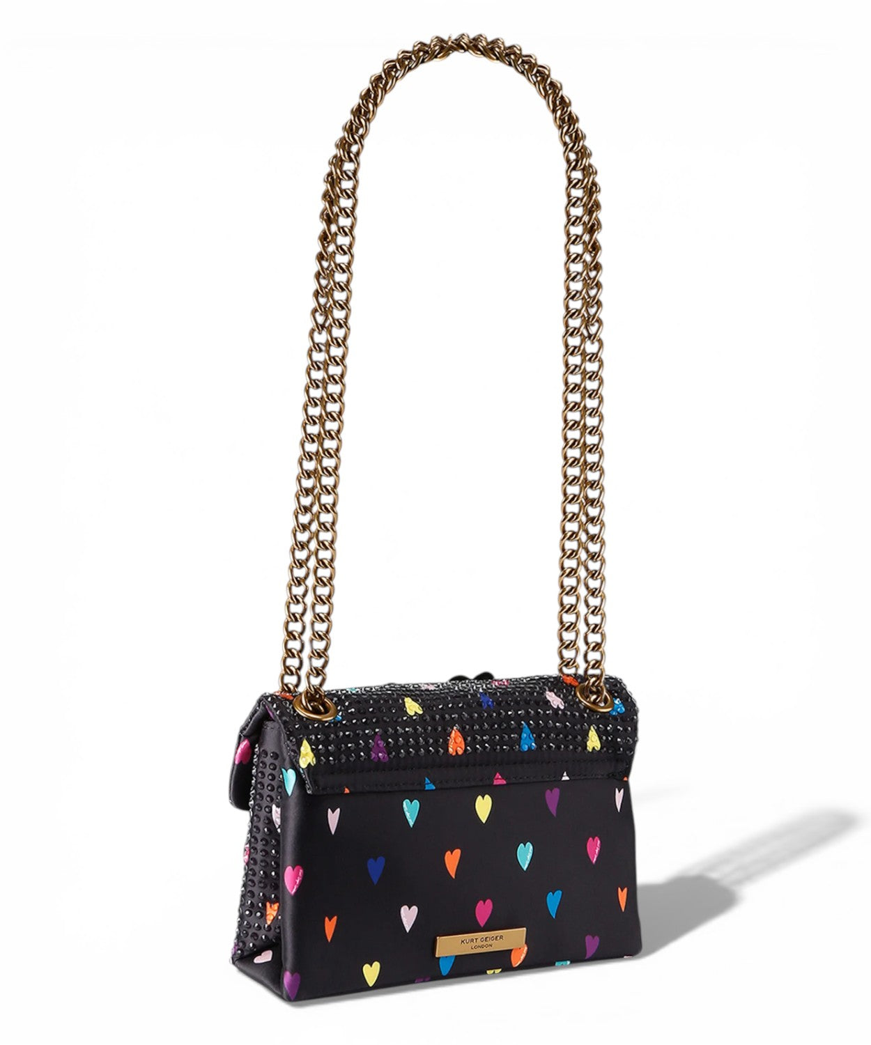 Borsa Mini Kensington Kurt Geiger con applicazioni in pietre