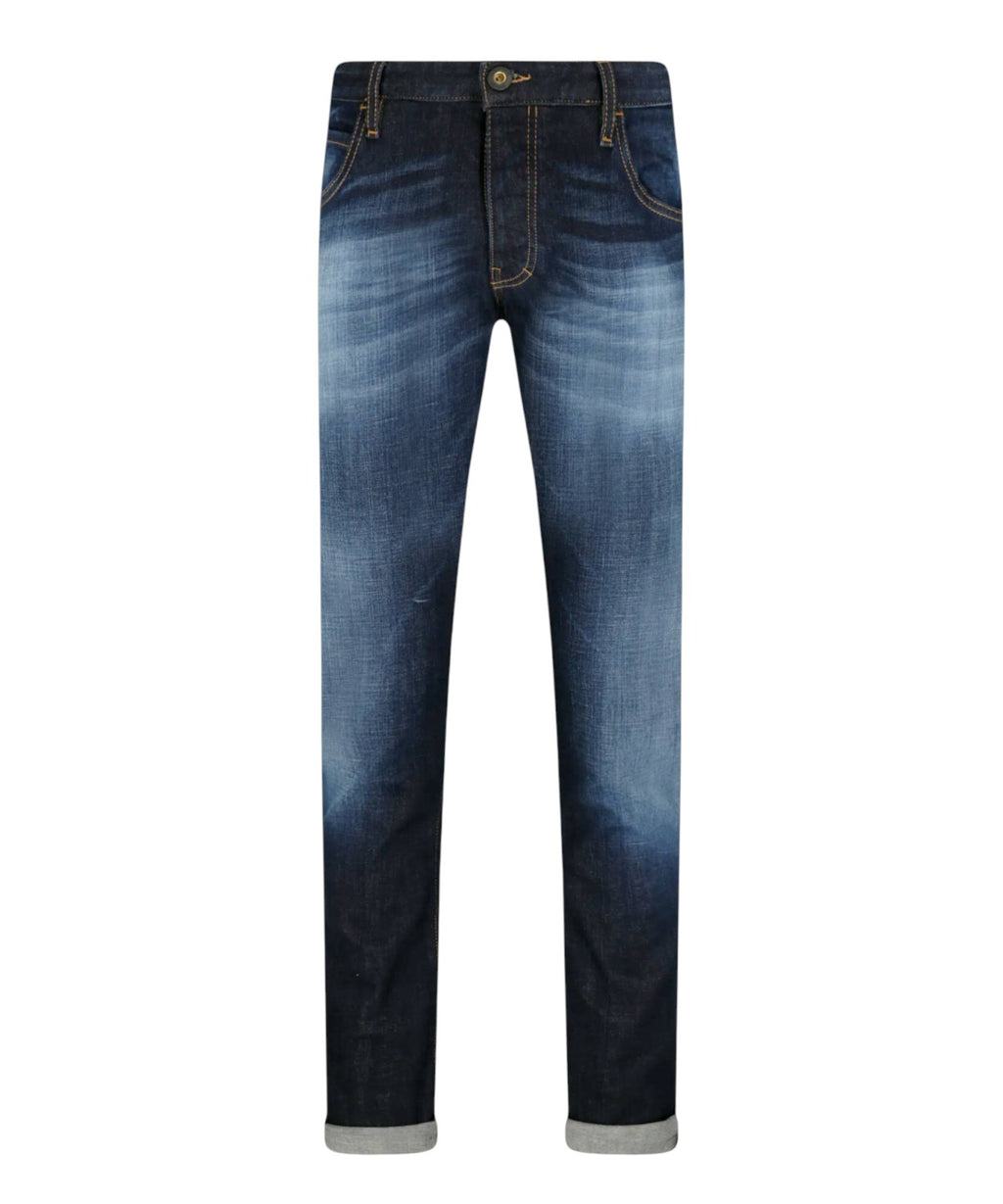 Slim Fit jeans fra Emporio Armani i blåtonet denim