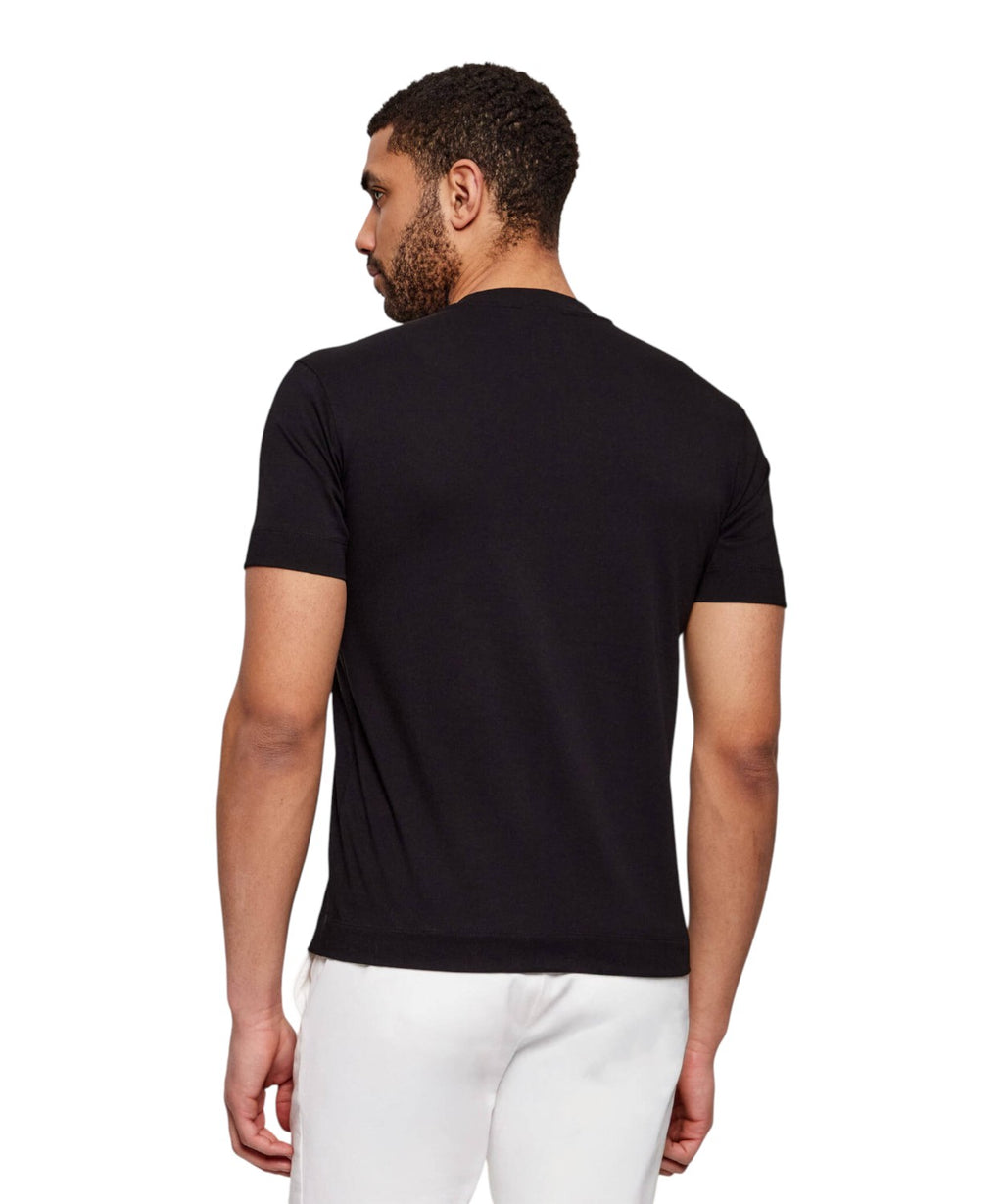 Emporio Armani T-shirt til mænd i bomuld med logo i relief