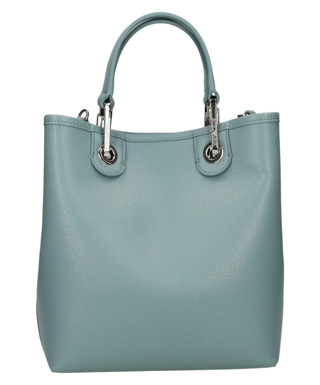 Emporio Armani Leather Tote Bag with Double Handles