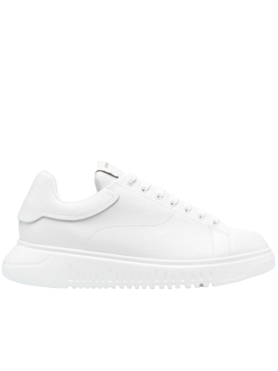 Sneakers in pelle bottalata-Sneakers-Emporio Armani-Vittorio Citro Boutique