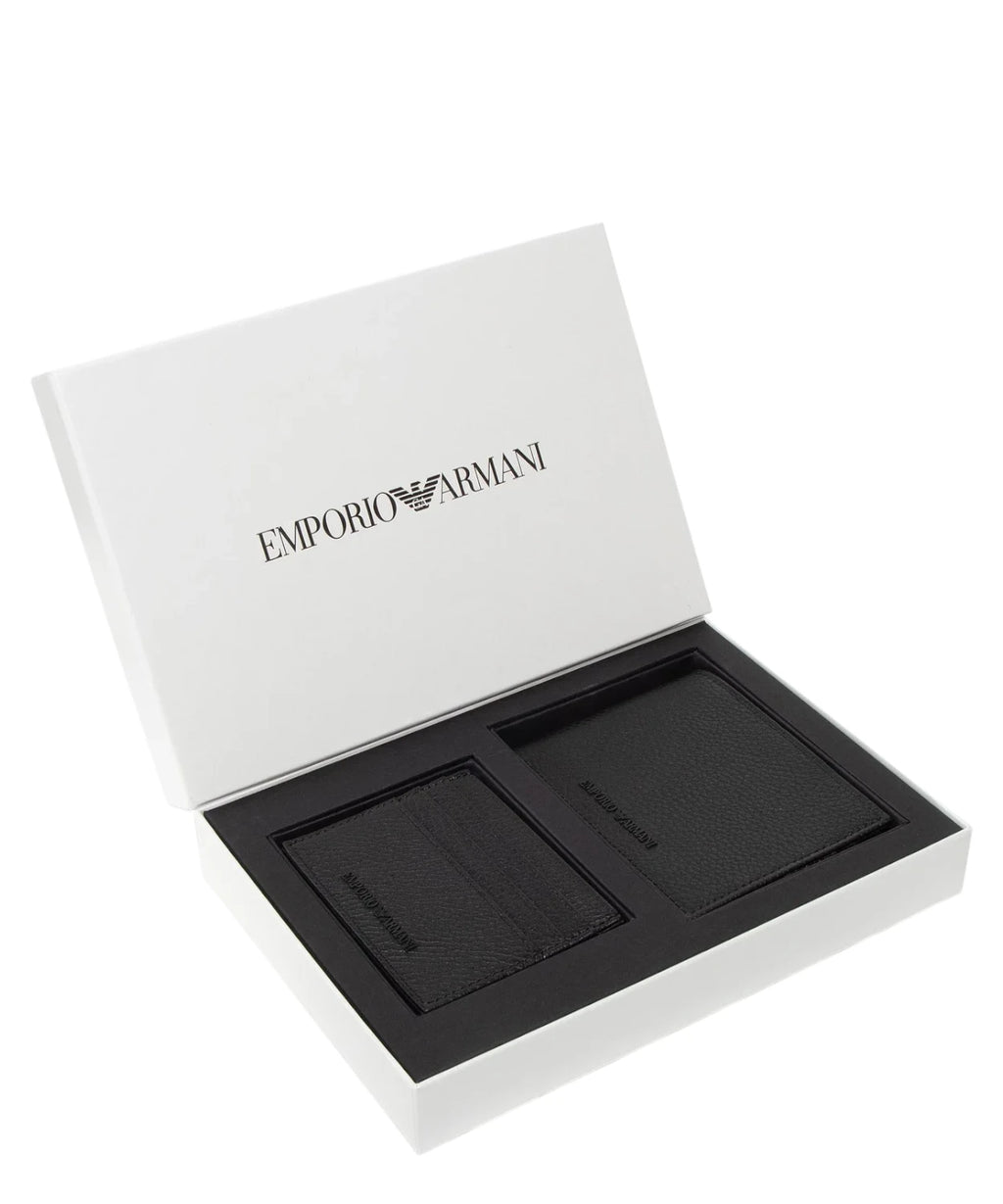 Set Portemonnee en Kaarthouder Emporio Armani voor Heren