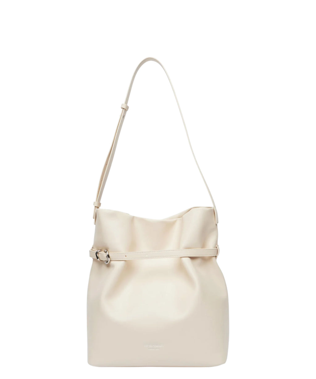 Emporio Armani skuldertaske i glat læder