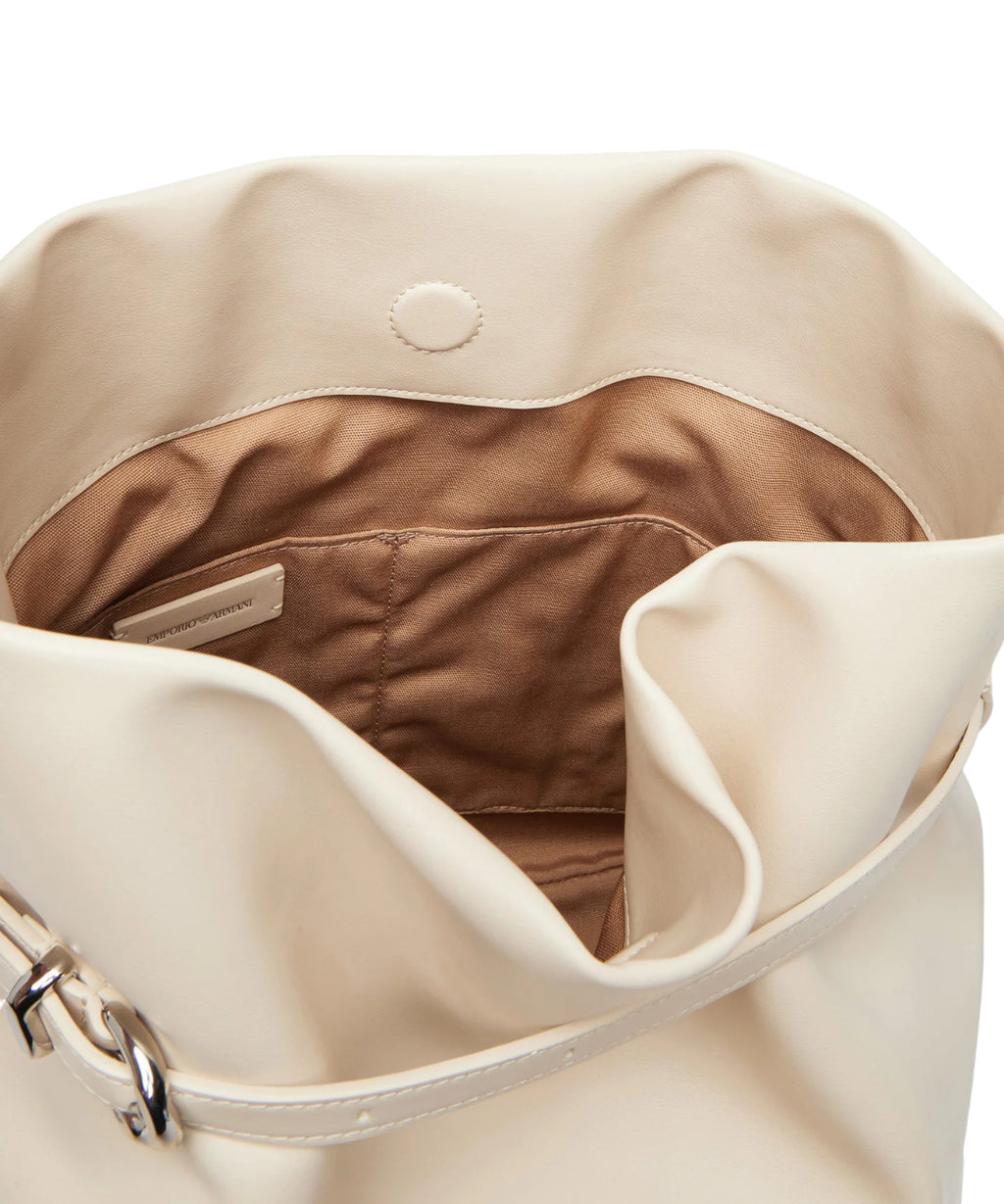 Emporio Armani skuldertaske i glat læder