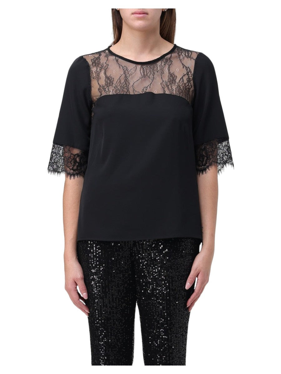 Blusa con dettagli in pizzo-Twinset-Top-Vittorio Citro Boutique