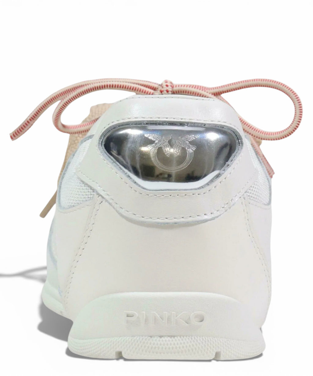 Pinko YULIA 01 sneakers with double laces and appliqués