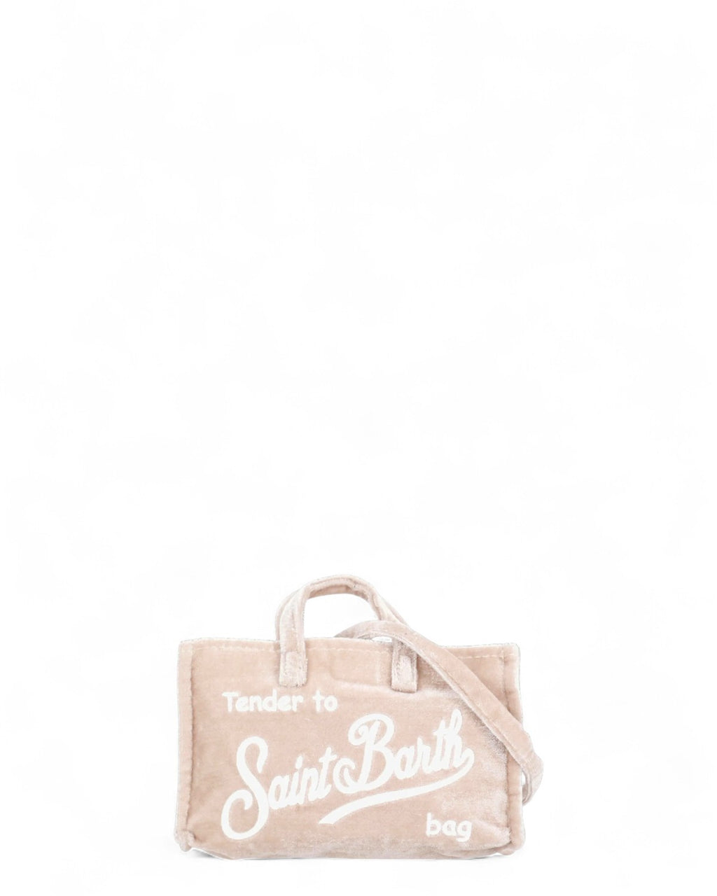 Phone Bag in ciniglia con logo ricamato-Mc2 Saint Barth-Borse a spalla-Vittorio Citro Boutique