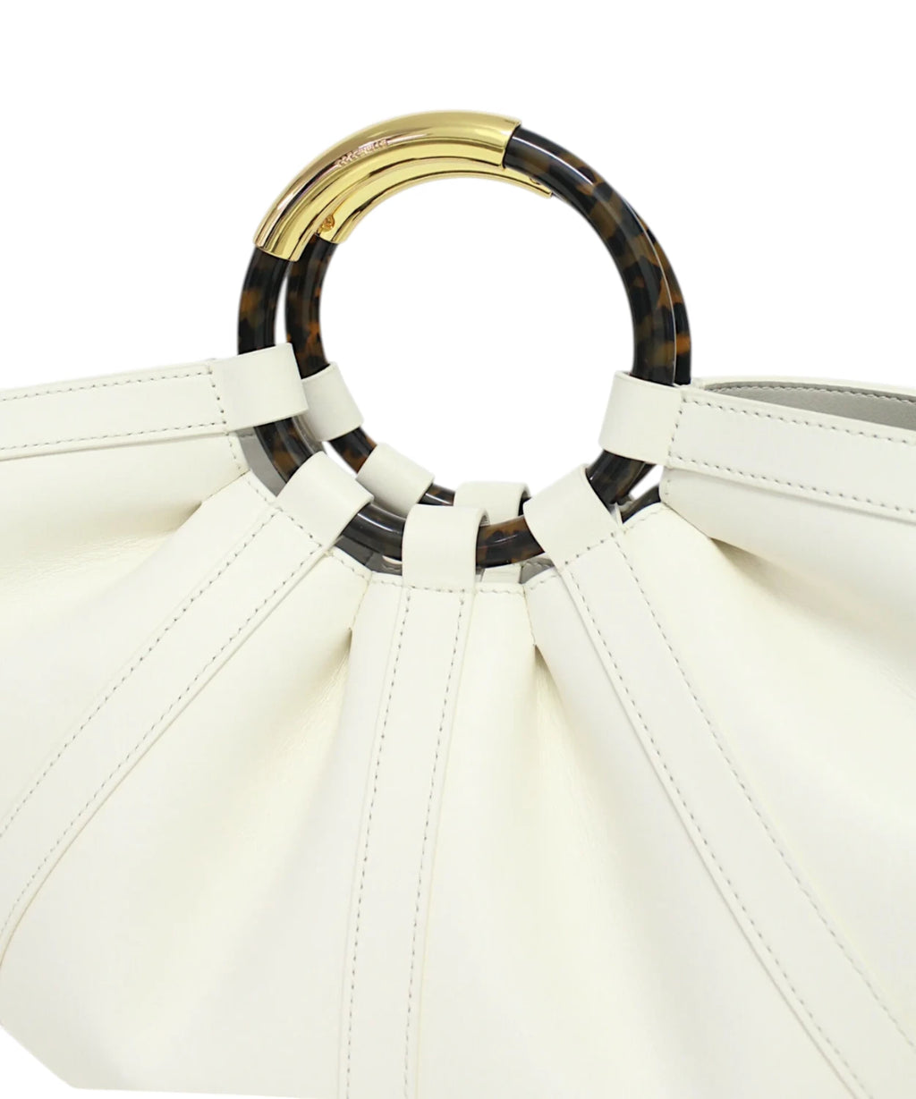 Coccinelle Shell Big handbag with rigid handle and shoulder strap