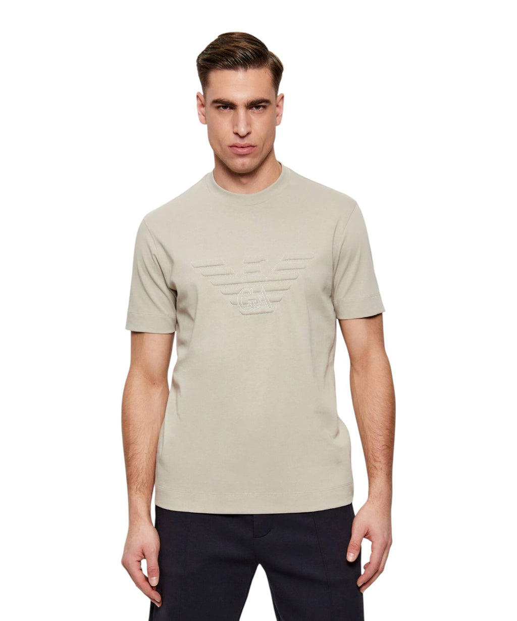 Emporio Armani Men's T-shirt with embossed logo