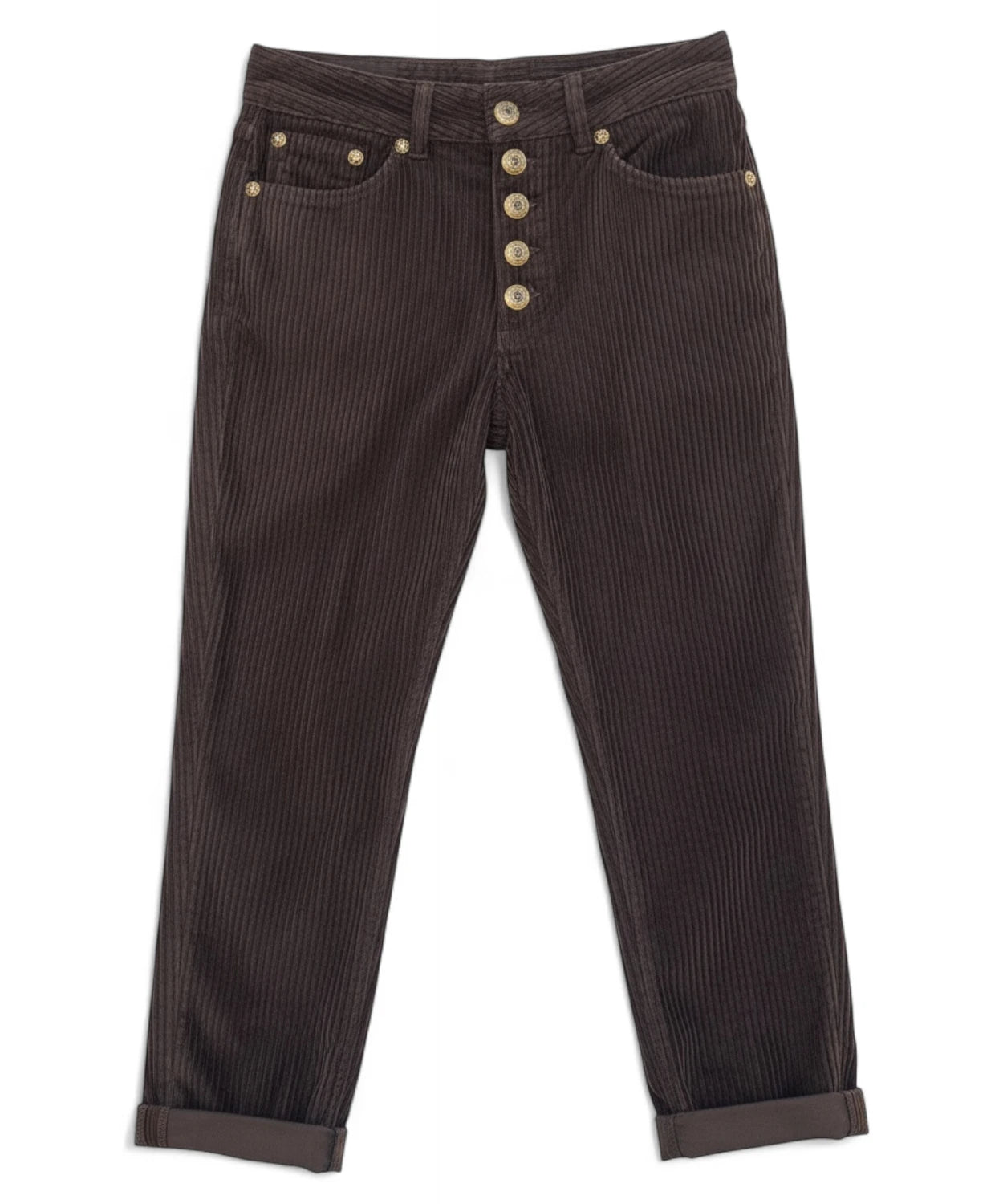 Pantaloni Koons Loose in Velluto a Coste-Dondup-Pantaloni-Vittorio Citro Boutique