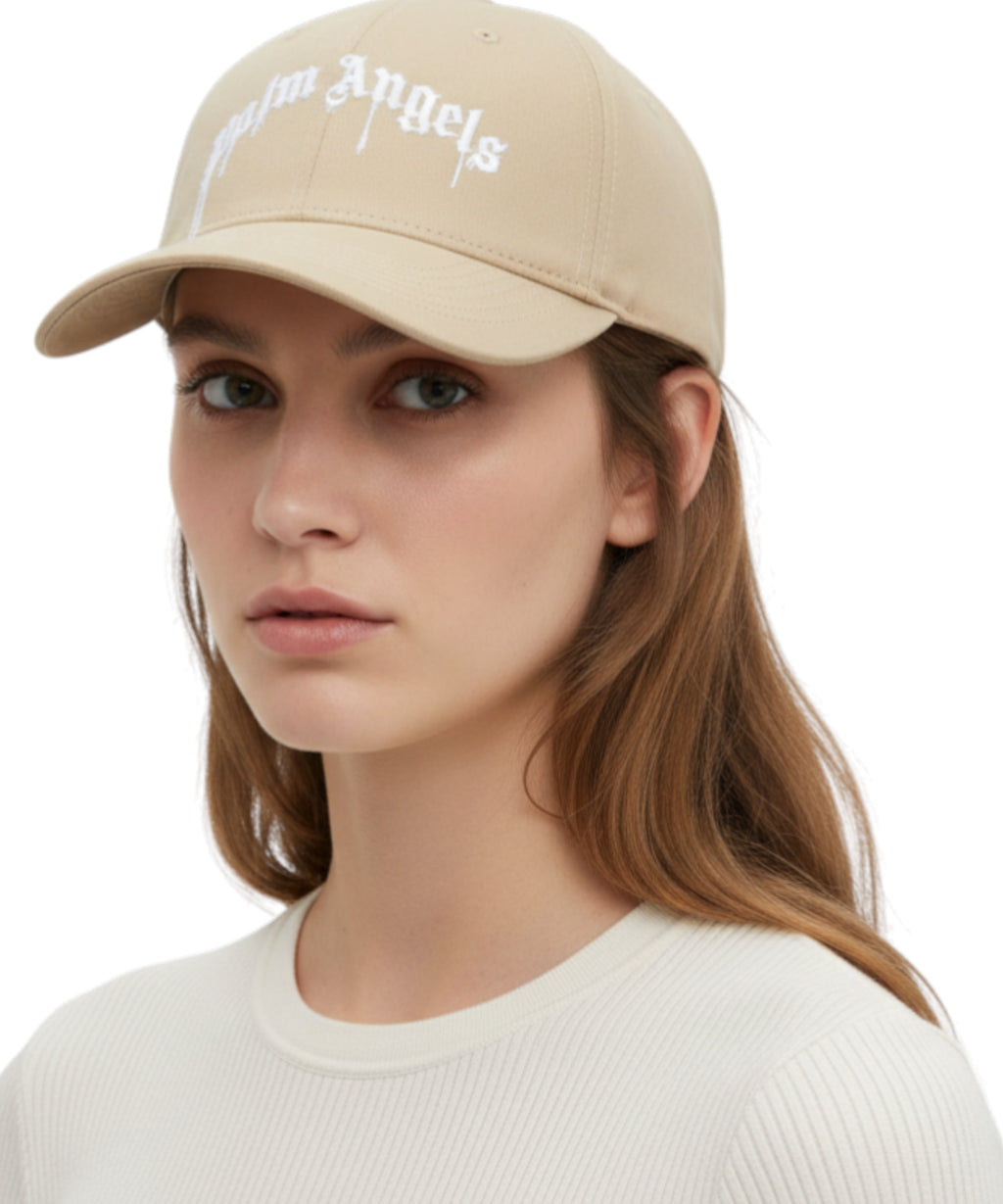 Palm Angels dripping logo hat