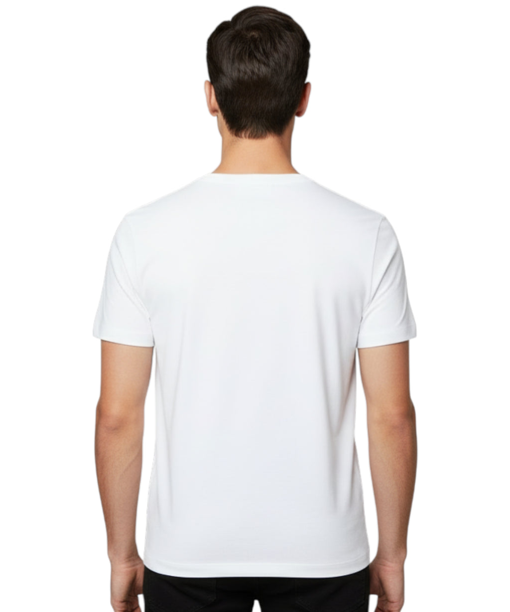 Dondup Men's White T-Shirt with Logo