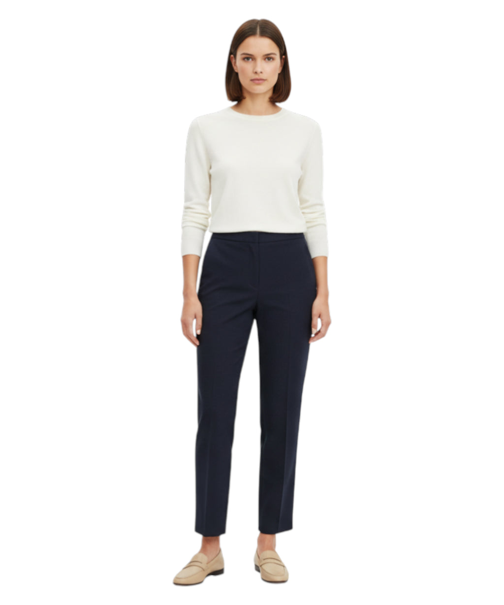 Emporio Armani Washed Twill Straight Trousers