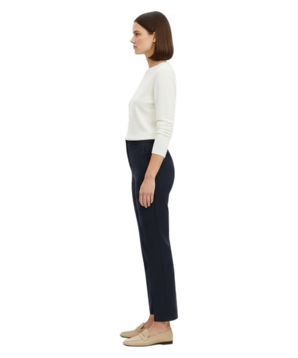 Emporio Armani Washed Twill Straight Trousers