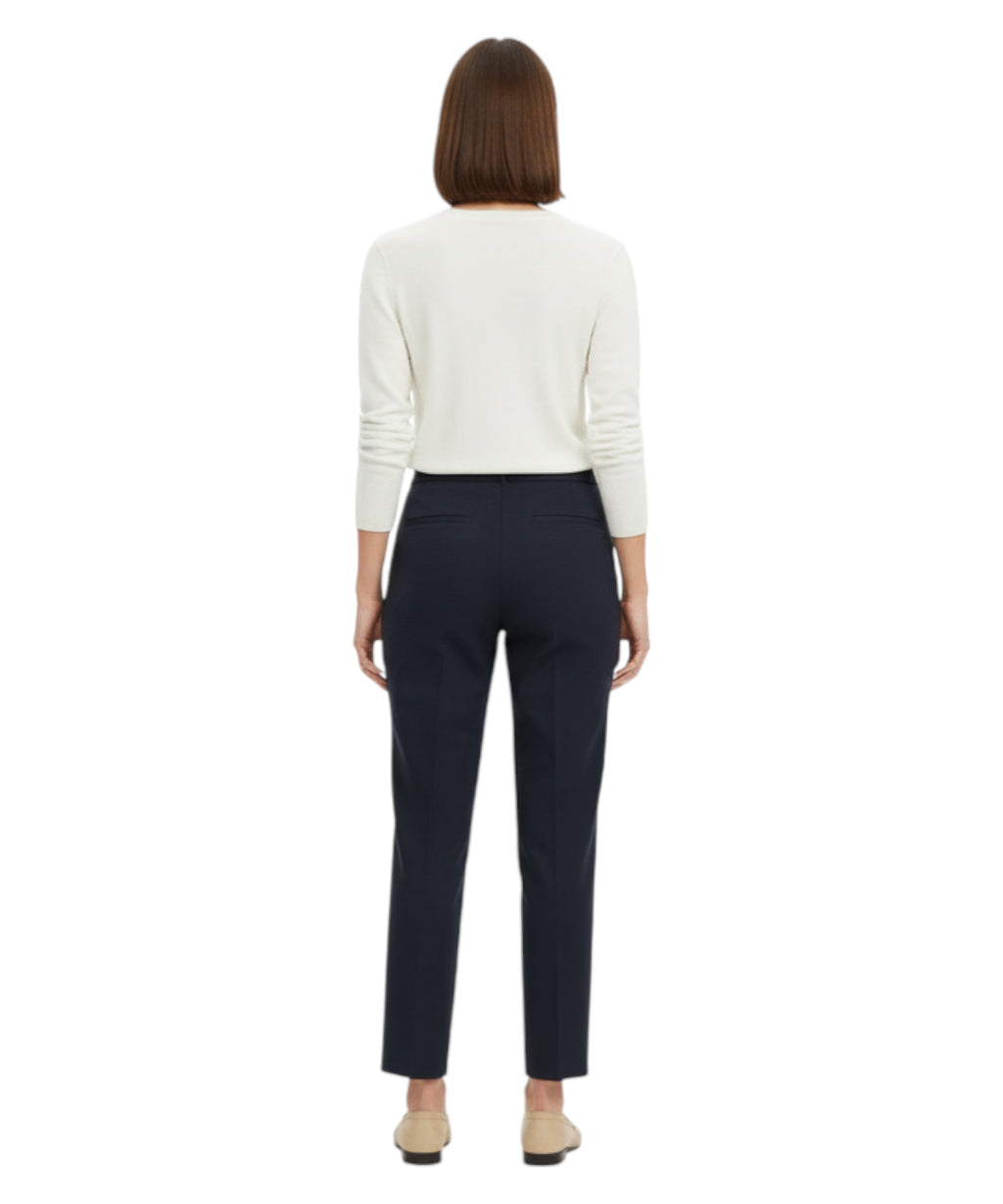 Emporio Armani Washed Twill Straight Trousers