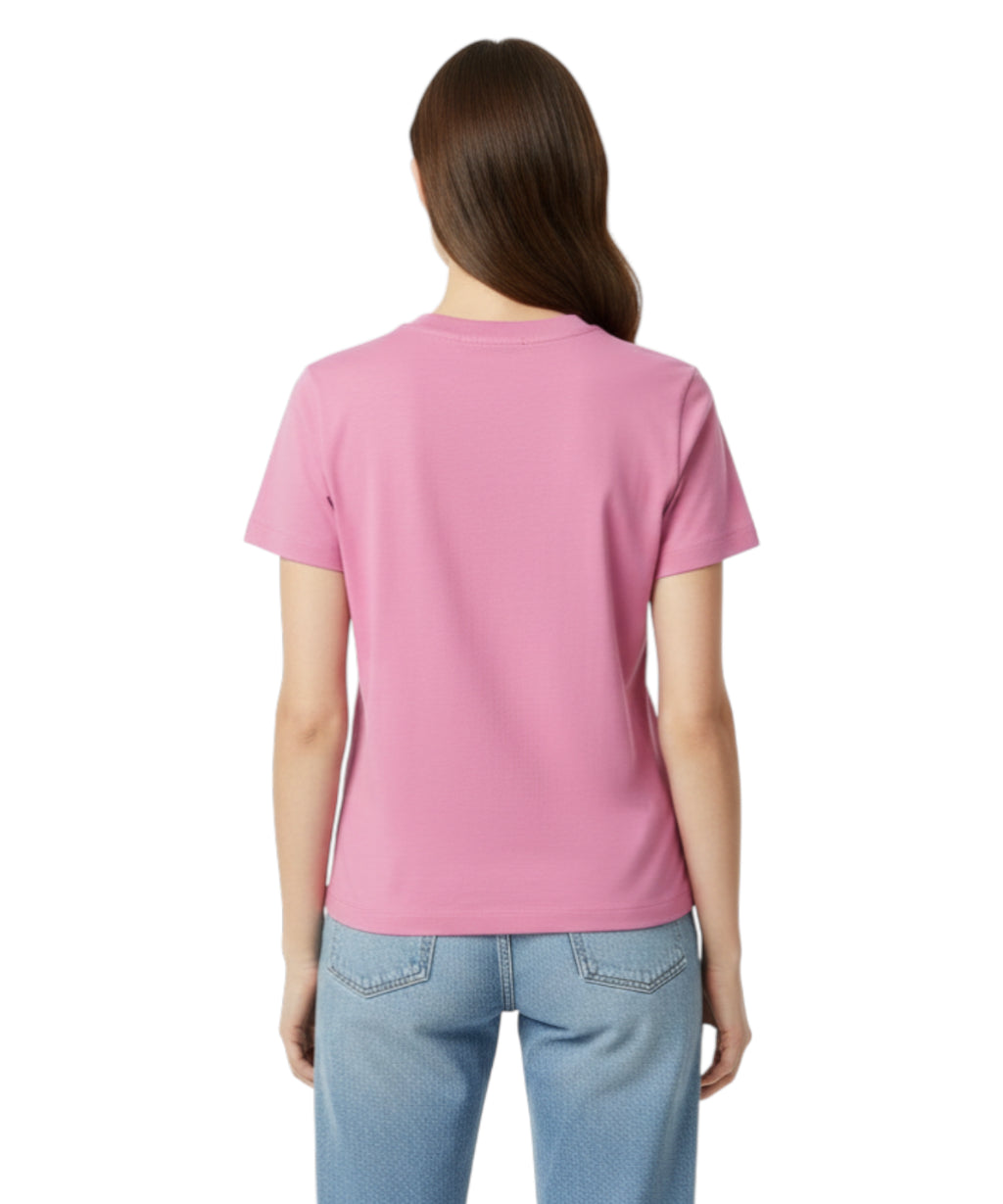 PINKO cotton T-shirt with embroidered logo