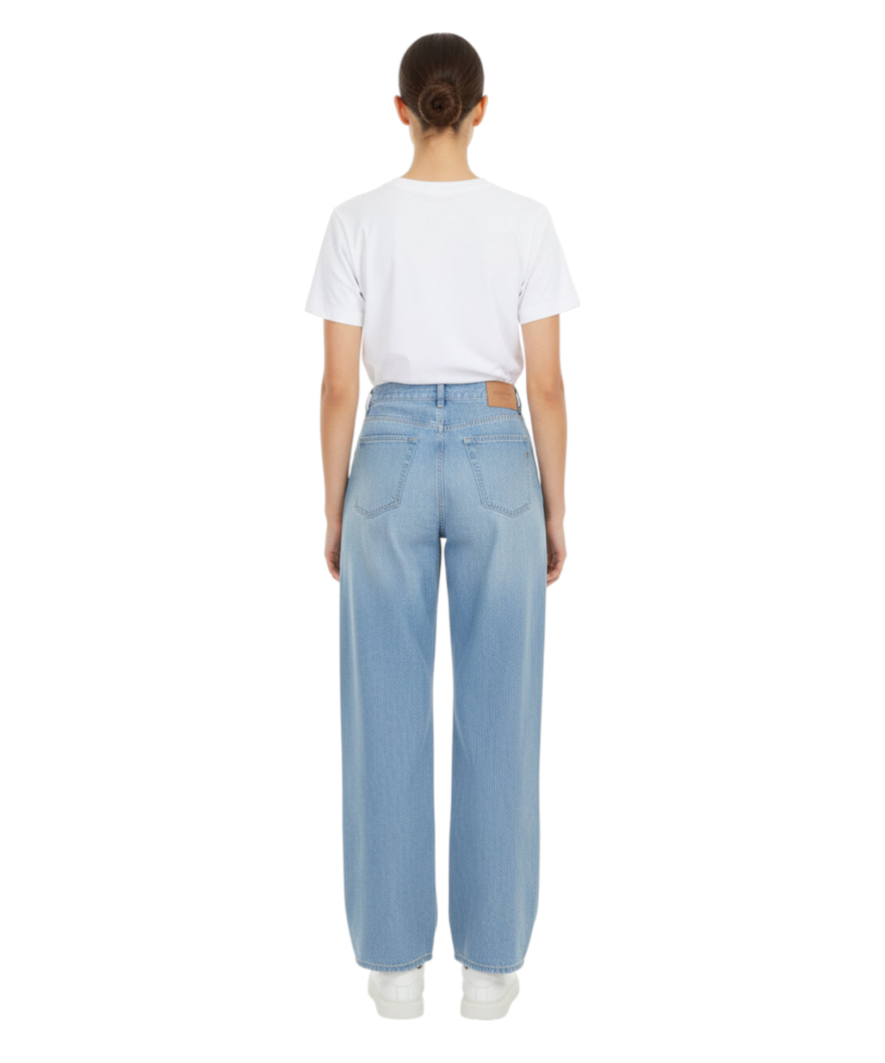 Dondup Alek Wide Leg Jeans in Lyocell Denim